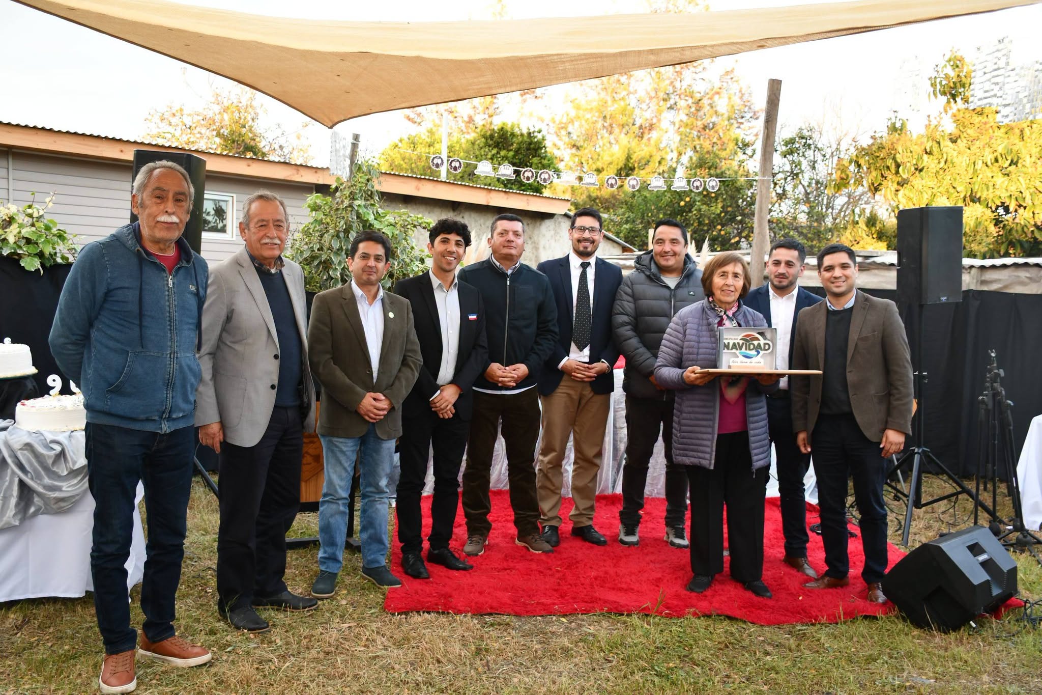 La comuna de Navidad conmemoró sus 90 años de historia con reconocimientos a vecinos, organizaciones y funcionarios