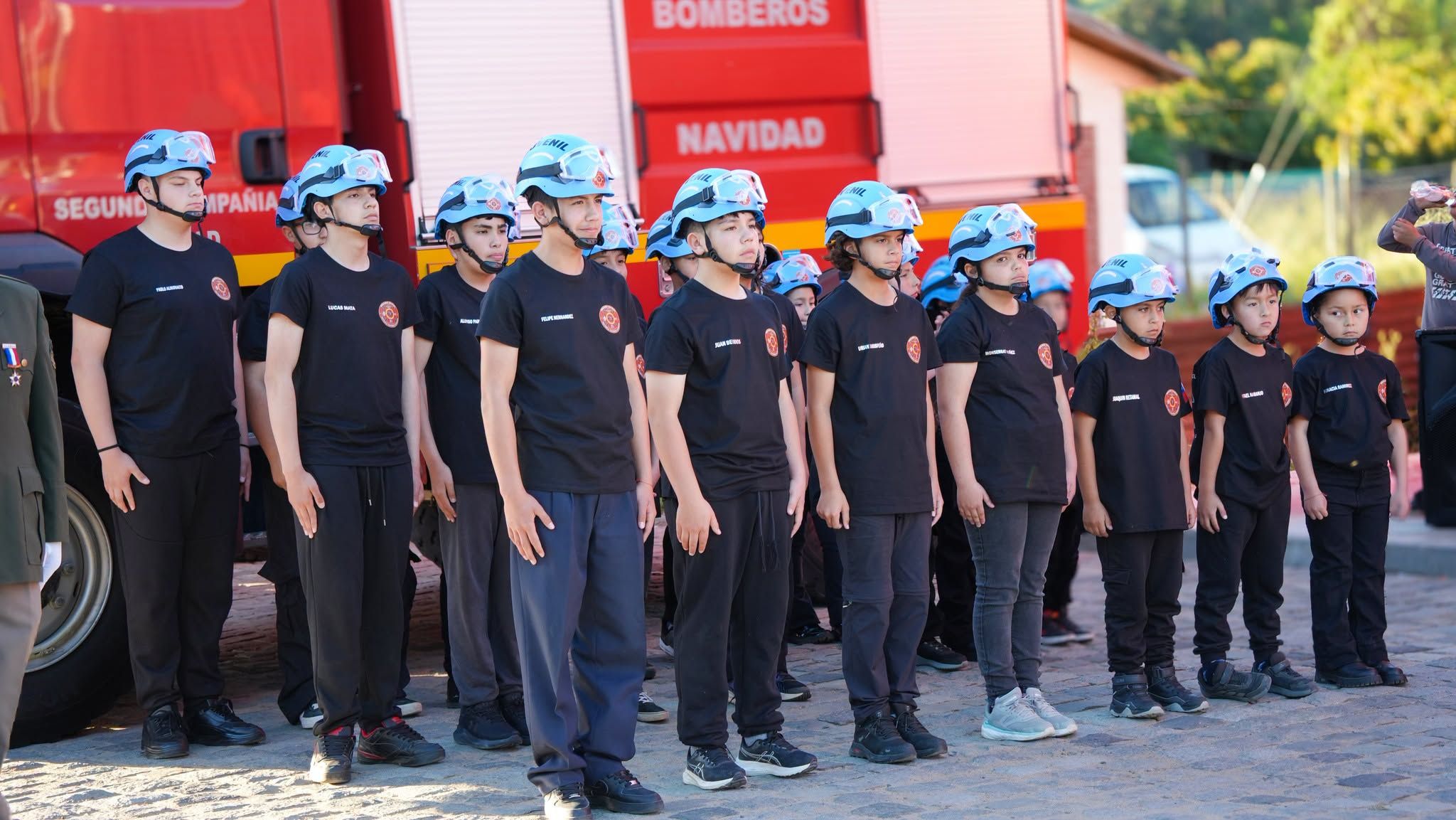 Segunda Compañía de Bomberos de Rapel fundó Brigada Juvenil en memoria de Victoria Ramírez Carreño
