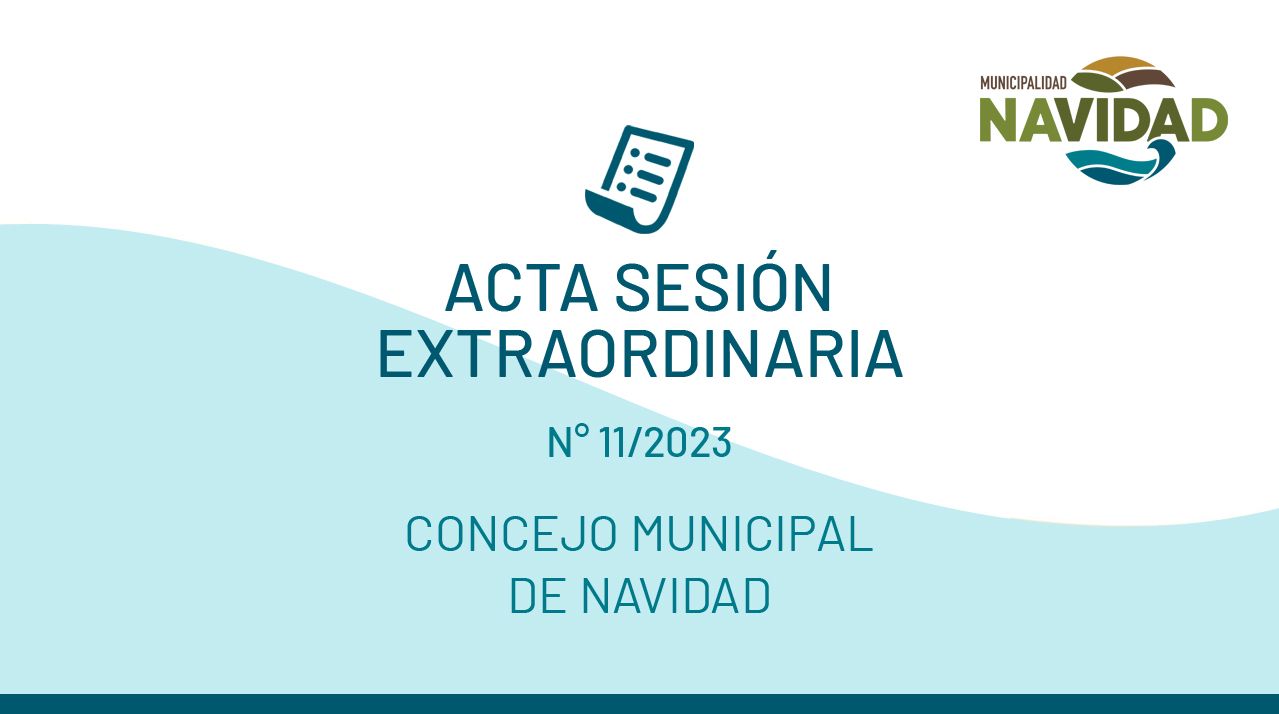 Acta Extraordinaria N11-2023