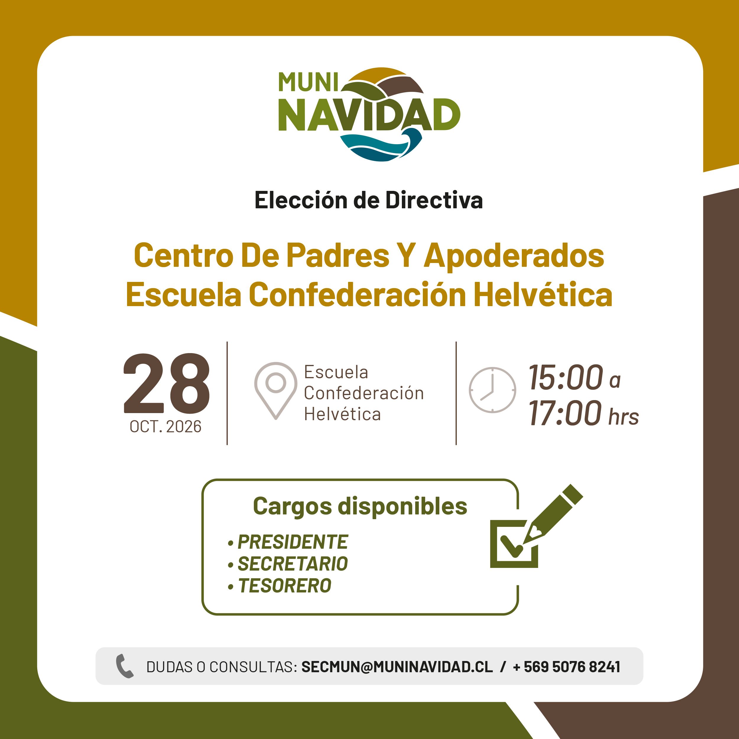 Centro De Padres Y Apoderados Escuela Confederación Helvética