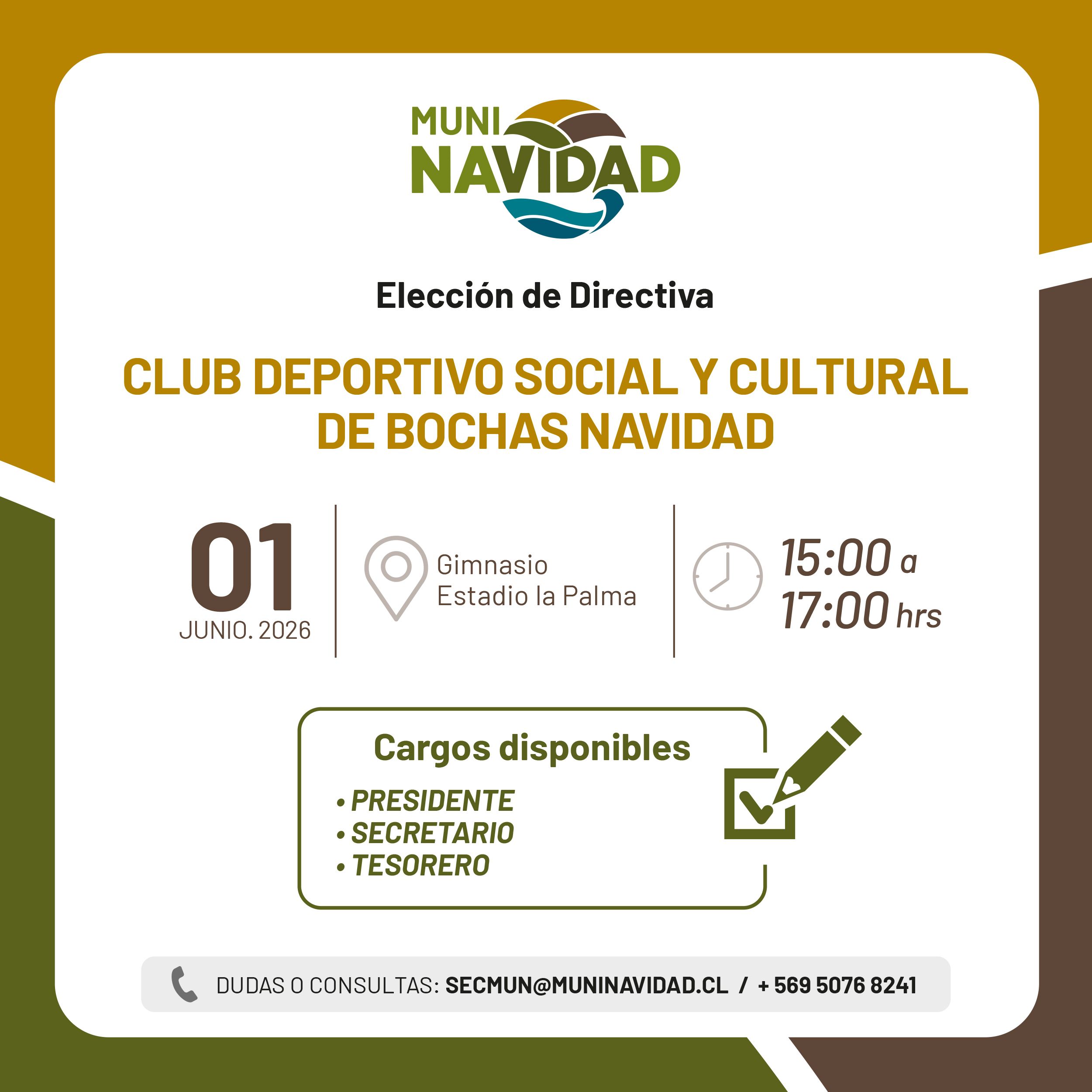 CLUB DEPORTIVO SOCIAL Y CULTURAL DE BOCHAS NAVIDAD