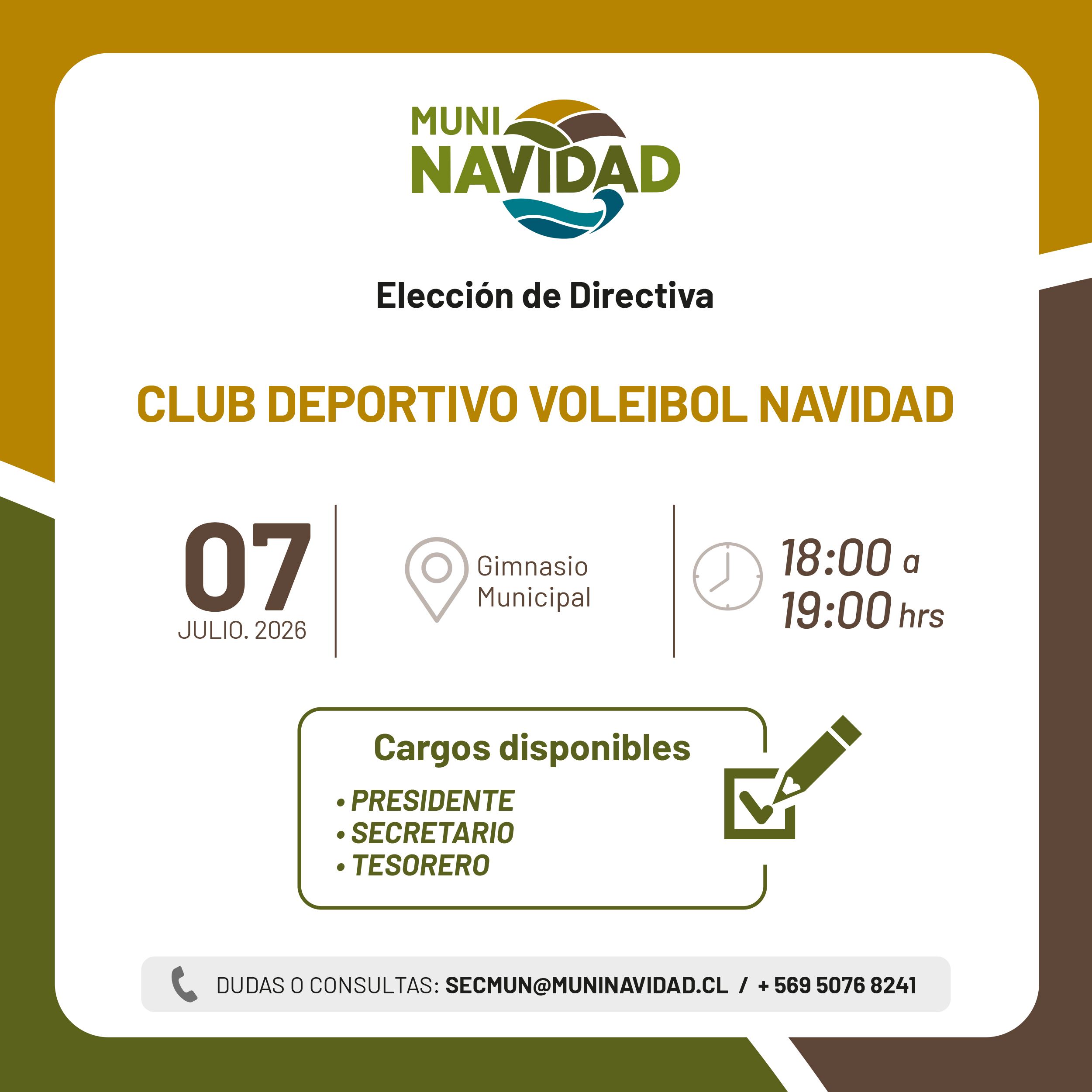 CLUB DEPORTIVO VOLEIBOL NAVIDAD