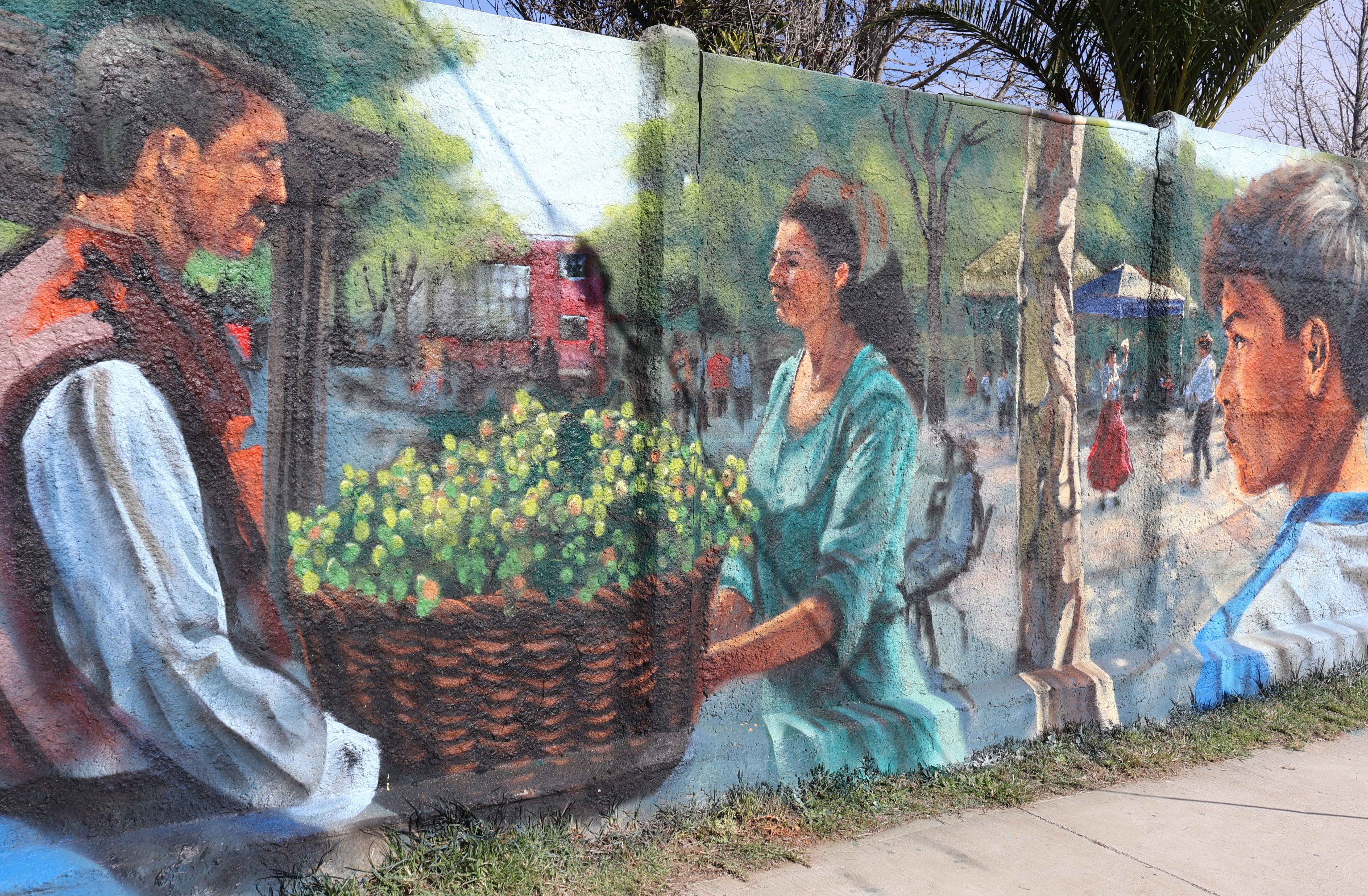 Inauguración del 1° circuito de murales con historia para Rapel